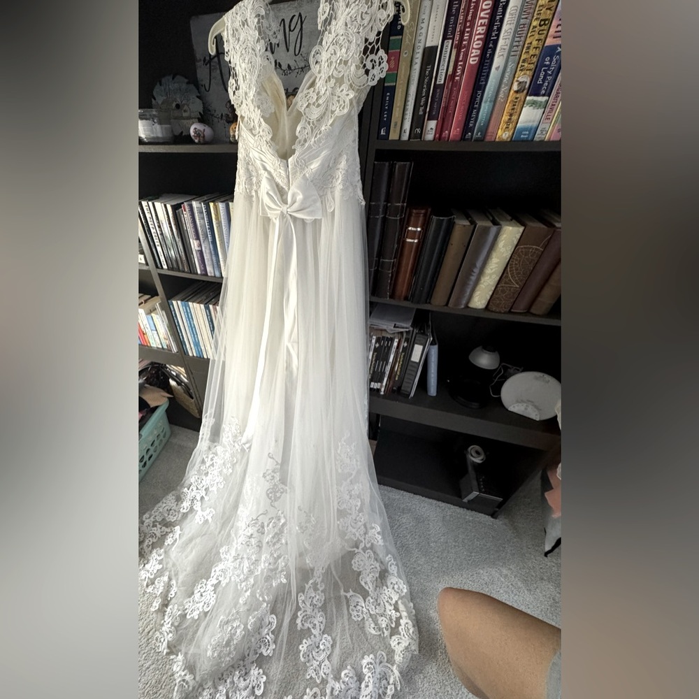 Boho Chiffon Wedding Gown